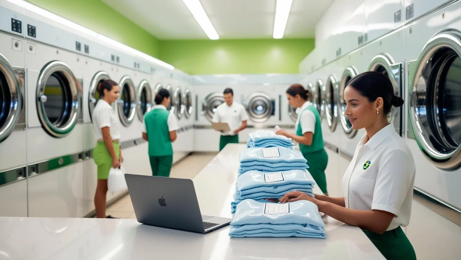 Sistema de lavanderia Liahub para gestão de pedidos e serviços