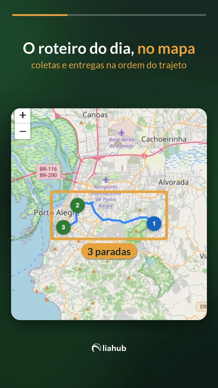 Vídeo: Roteiro de coleta e entrega da lavanderia, no mapa